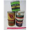 Image 1 : LOT OF 5 TOBACCO TINS (OGDENS BRIER, FILTROMAT, DRUM, OLD CHUM)
