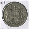 Image 1 : 1957 CNDN 50 CENT PC (SILVER)