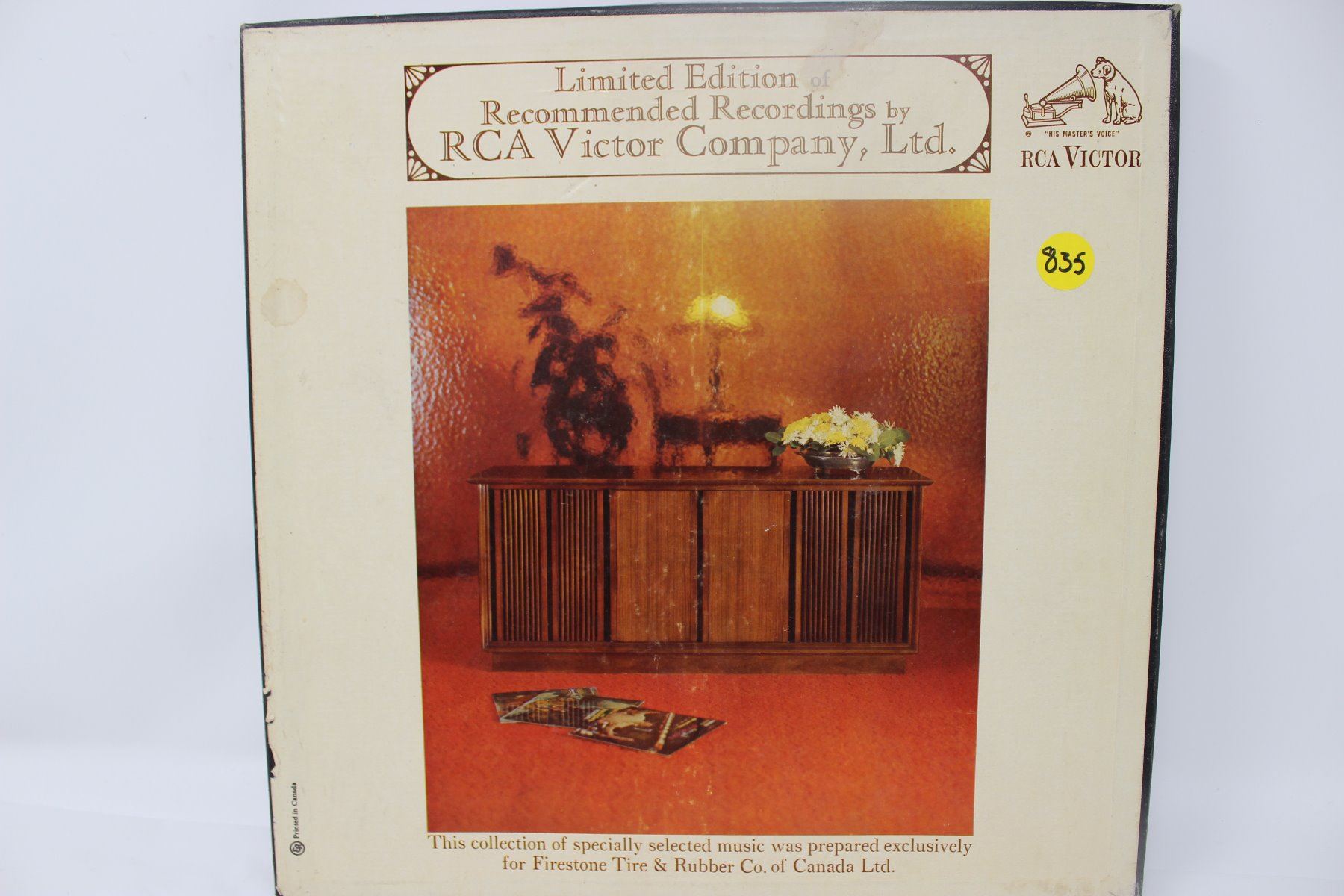 LIMITED EDITION RECORDINGS (RCA VICTOR CO.) *5 RECORDS IN BOX SET*