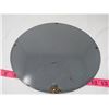 Image 2 : GAS PUMP PLATE (MOBIL) *METAL* (12 IN ROUND) (REPRO)