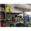 Image 2 : 3 BAYS OF LIGHT DUTY METAL PARTS RACKING WITH REMAINING CONTENTS