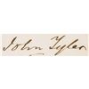 Image 3 : March 5, 1846 JOHN TYLER ALS Having Left Washington with Two State Dept. Books
