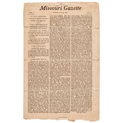 July 26, 1808-Dated, Missouri Gazette, St. Louis, Louisiana, Volume 1, No. 3