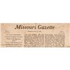 Image 5 : July 26, 1808-Dated, Missouri Gazette, St. Louis, Louisiana, Volume 1, No. 3