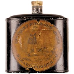c. 1850s KENTUCKY RIFLE GUNPOWDER Can, Hazard Powder Co.