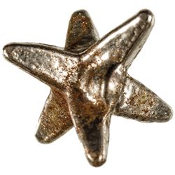 c 1860 Civil War Period Caltrop Medium, Six Pointed Anti-Cavalry Spiked Metal