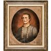 Image 1 : 1860s Confederate Cavalry JOHN SINGLETON MOSBY aka: GRAY GHOST Oil Painting