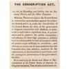 Image 4 : The National Conscription Act of 1863. - Rare Quality Original Civil War Booklet