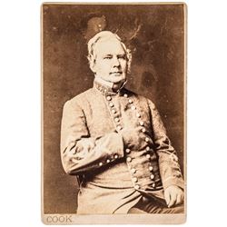c. 1865 Civil War Cabinet Card Photograph of Confederate General Sterling Price