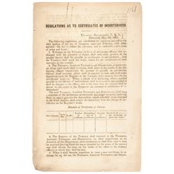 May 5, 1864-Dated Civil War Period Printed Document, Near Mint.