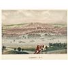 Image 1 : Charles Magnus c. 1860 Civil War Era Color Print City View of Albany, New York