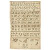 Image 1 : 1864-Dated Civil War Period Hand-Wrought Needlework Sampler