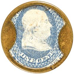 Encased Postage Stamp, F. BUHL + CO., Detroit. One Cent. FR. EP-8, HB-67, S-38