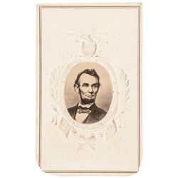 c 1863 Civil War President Abraham Lincoln Patriotic Carte-de-Visite
