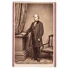 Image 1 : c. 1865 Civil War Salmon P. Chase - Anthony CDV Abe Lincolns Treasury Secretary