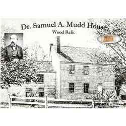 c. 1865 Civil War/Lincoln Assassination Relic from Dr. Samuel Mudds House
