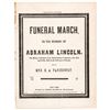 Image 1 : 1865 1st Edition ABRAHAM LINCOLN Memorial Sheet Music: The Nation Mourns...