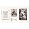 Image 1 : THOMAS P. (BOSTON) CORBETT Autograph Card of The Man Who Shot John Wilkes Booth