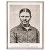Image 3 : THOMAS P. (BOSTON) CORBETT Autograph Card of The Man Who Shot John Wilkes Booth