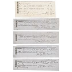 1860s Teter Myers French House Related Civil War Period Virginia Tax Receipt
