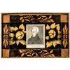 Image 1 : c. 1829 Andrew Jackson Portrait Inauguration Hand-Painted Design Tribute Box