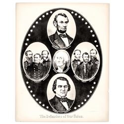 1864 Presidential Campaign Broadside, Abraham Lincoln & Andrew Johnson