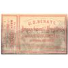 Image 1 : 3 - Impeachment Trial of President Andrew Johnson Gallery Tickets to U.S. Senate