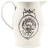 Image 2 : c 1800 American Eagle Liverpool Creamware Pitcher Washington, Franklin, Columbus