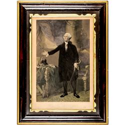 c. 1830 GENERAL WASHINGTON Classic W. L. Ormsby Lansdowne Portrait Engraving