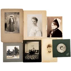 c. 1890 Lot of 41 Cabinet Card Photographs Depicting Images of Women