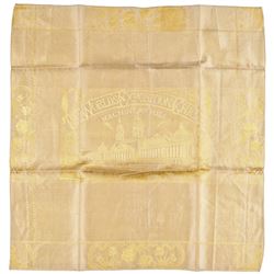 1893 Textile Columbian Exposition Bandanna Type Not Listed in Threads of History