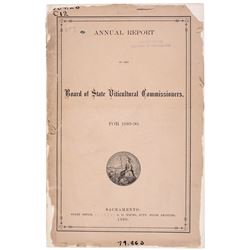 1889-90 California Wine and Grape Growing Illustrated Imprint ANNUAL REPORT