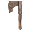 Image 2 : c. 1700s Hand Forged Iron Fighting Axe with its Original Wooden Handle!