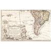 Image 2 : 1746 MAP OF THE WESTERN HEMISPHERE titled: Americae Mappa Generalis By Homann