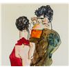 Image 3 : Egon Schiele Austrian Mixed Media 1913