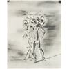 Image 1 : Salvador Dali Spanish Surrealist Graphite on Paper