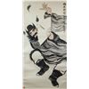 Image 1 : Xin Wu Chinese Watercolor Zhong Kui Scroll