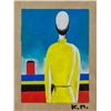 Image 1 : Kazimir Malevich Russian Suprematist Oil on Paper