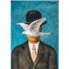 Image 1 : Rene Magritte Belgian Surrealist Tempera on Paper