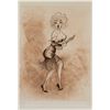 Image 1 : Albert Hirschfeld 1903-2003 US Sepia Lithograph