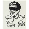 Image 1 : Bob Kane American Pop Ink on Paper Sketch Robin