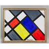 Image 2 : Theo Van Doesburg French Dadaist Oil on Canvas