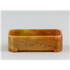 Image 1 : Chinese Red Jade Hand Carved Rectangle Bowl