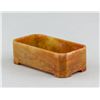 Image 2 : Chinese Red Jade Hand Carved Rectangle Bowl