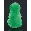 Image 2 : Burma Green Jadeite Carved Guanyin Pendant