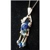 Image 3 : Lapis Men's Silver Necklace MK
