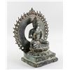 Image 2 : Chinese Bronze Cast Shakyamuni Buddha Statue