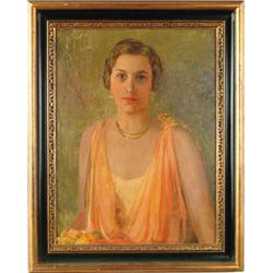 CHARLES SHEPARD CHAPMAN (American, 1879-1962) ORANGE AND GOLD