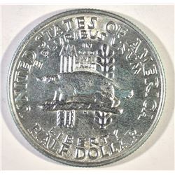 1936 WISCONSON COMMEM HALF DOLLAR, GEM BU