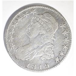 1819 BUST HALF DOLLAR, FINE
